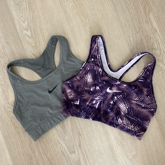 2 Nike Dri-fit Sports Bras - Picture 1 of 3